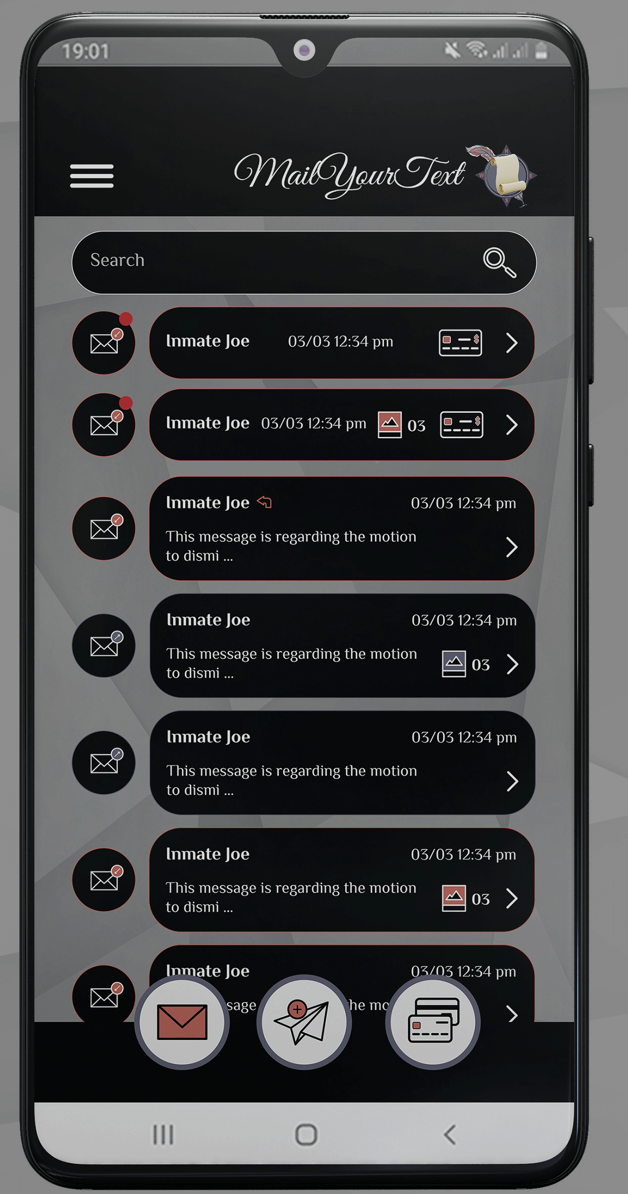 Mail Your Text Screenshot